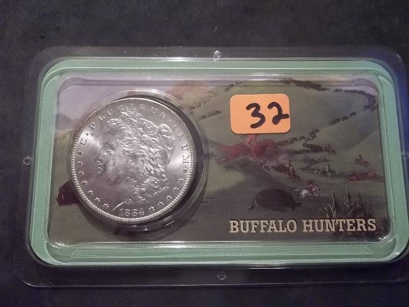 1884 O Morgan Silver Dollar One Of 9 In Littleton Set