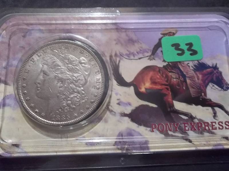 1885 Morgan Silver Dollar One Of 9 In Littleton Set