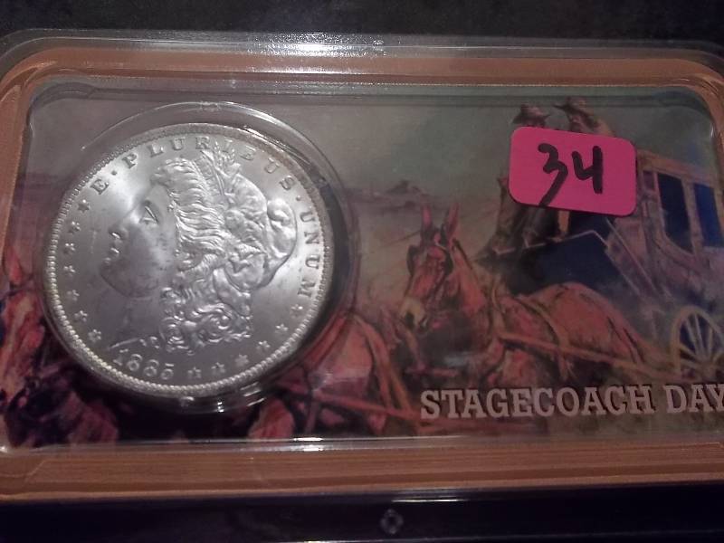 1885 O Morgan Silver Dollar One Of 9 In Littleton Set