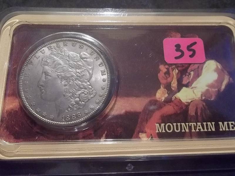 1886 Morgan Silver Dollar One Of 9 In Littleton Set