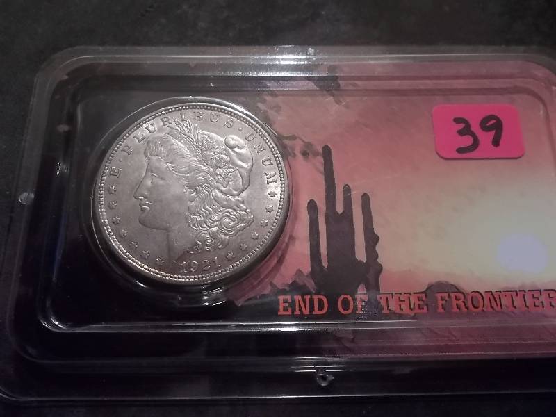 1921 D Morgan Silver Dollar One Of 9 In Littleton Set