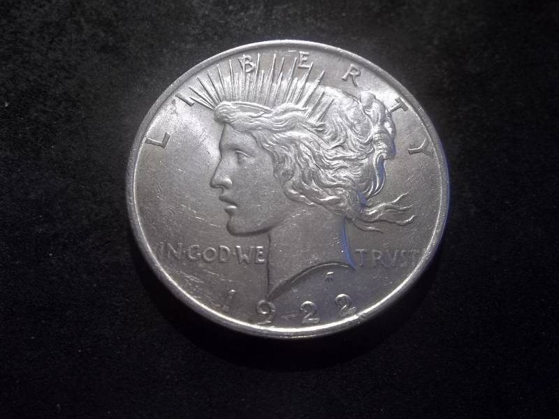 1922  Silver Peace Dollar