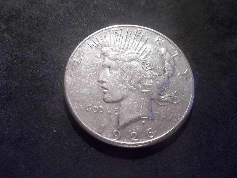1926 S Silver Peace Dollar