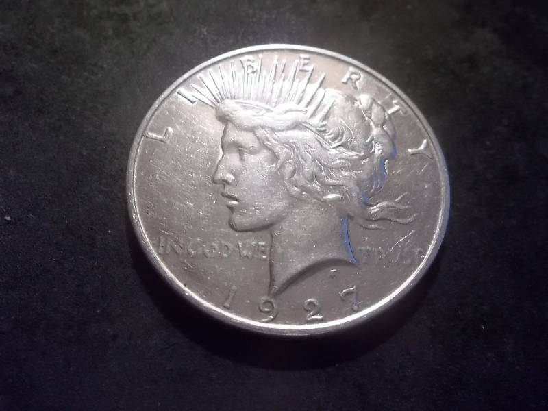 1927 D Peace Silver Dollar