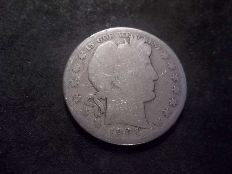 1901 Barber Half Dollar