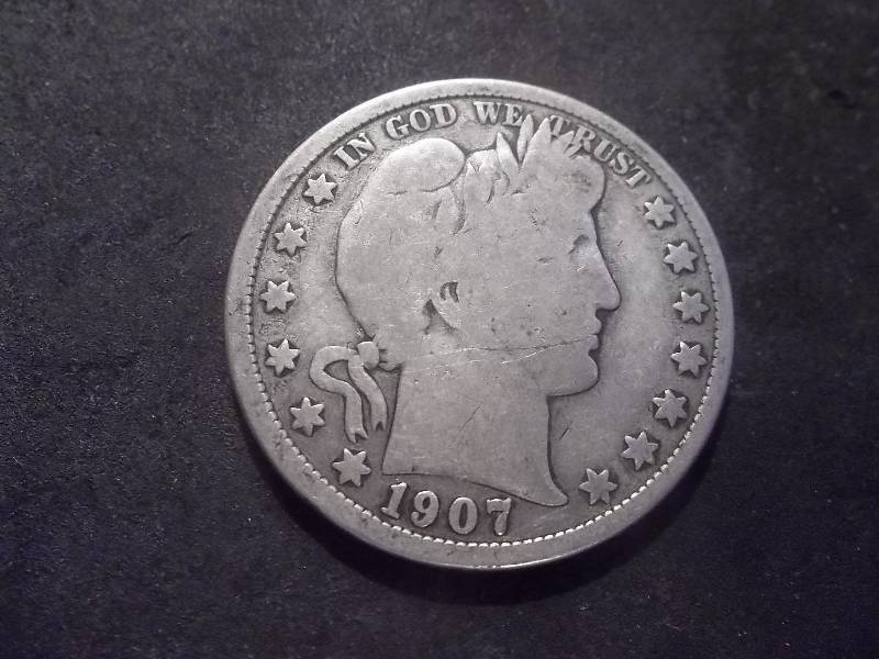 1907 Barber Half Dollar