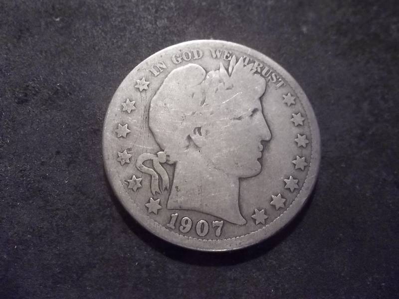 1907 O Barber Half Dollar