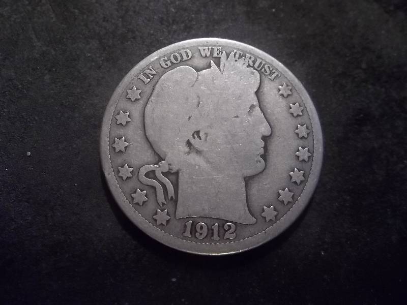 1912 D Barber Half Dollar