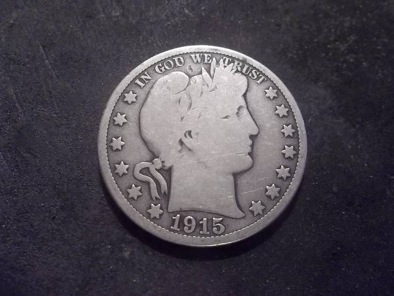 1915 D Barber Half Dollar