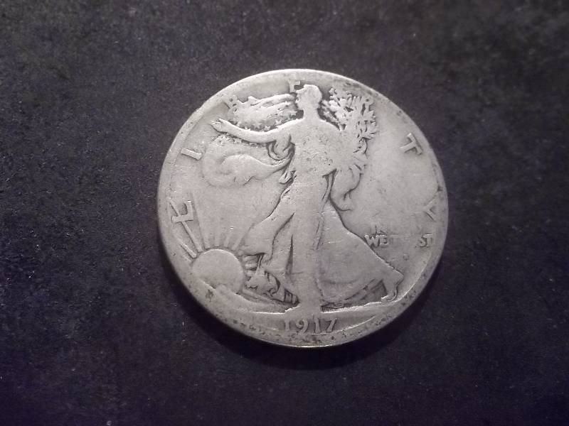 1917 S Walker Half Dollar Obverse Mint
