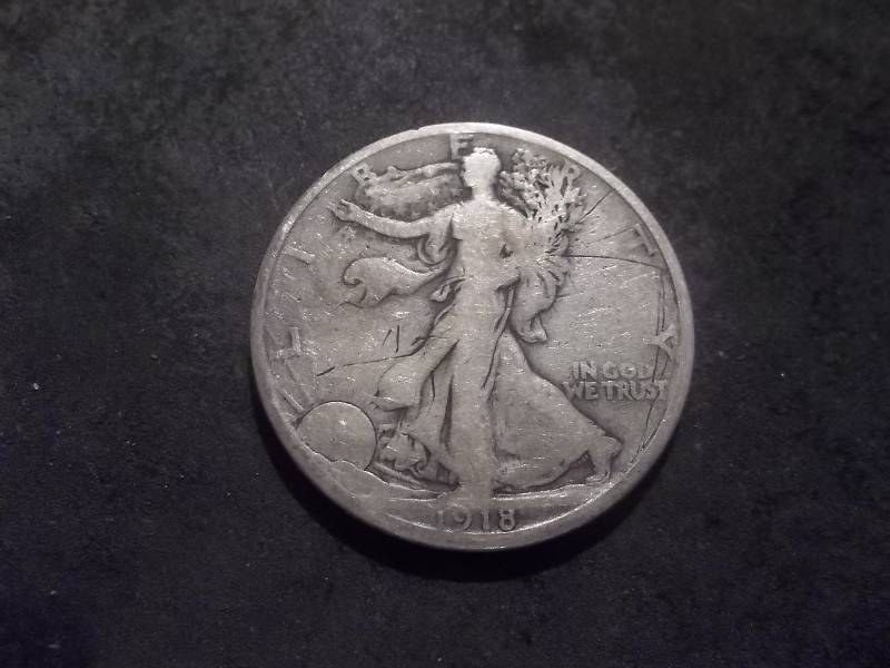 1918 S  Walker Half Dollar