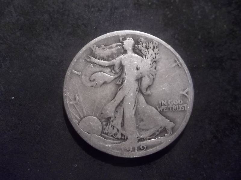 1919 D Walker Half Dollar