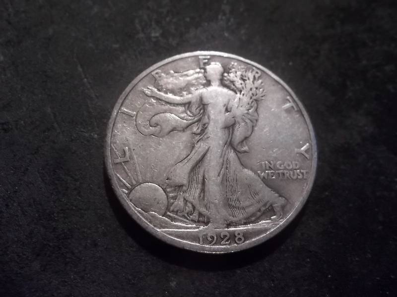 1928 S Walker Half Dollar