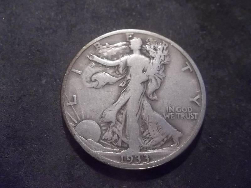 1933 S Walker Half Dollar