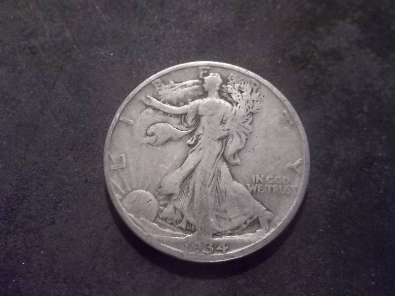 1934 D Walker Half Dollar