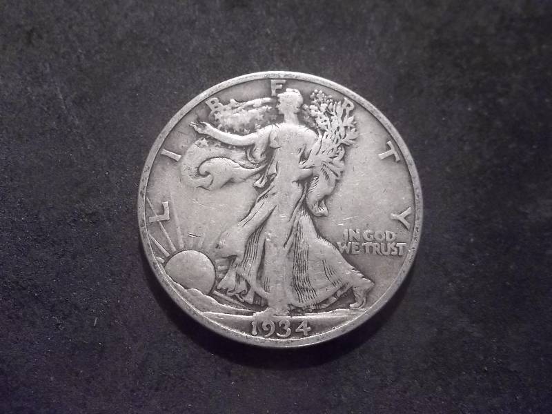 1934 S Walker Half Dollar