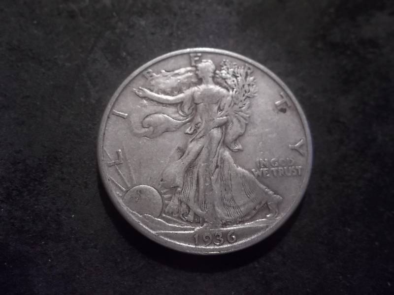 1936 D Walker Half Dollar