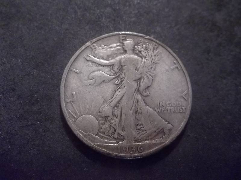 1936 S Walker Half Dollar