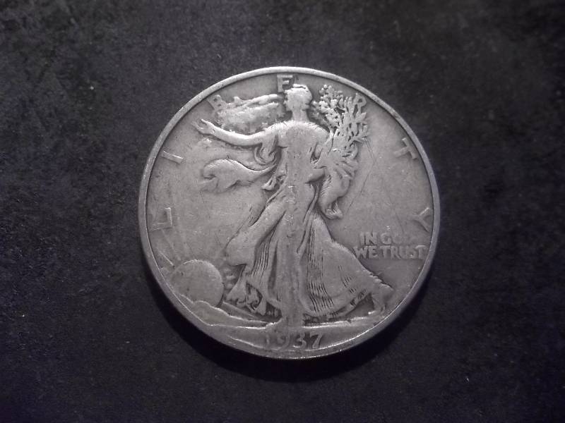1937 S Walker Half Dollar