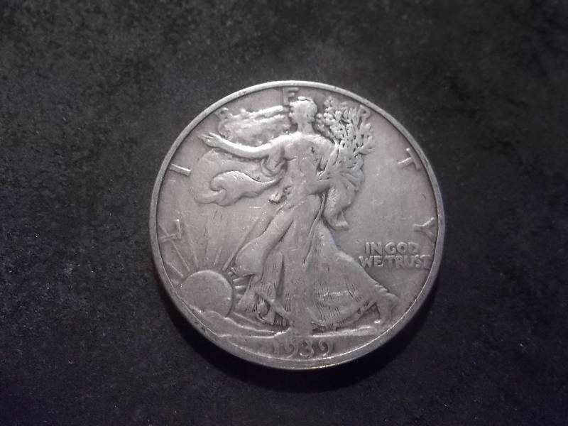 1939 S Walker Half Dollar