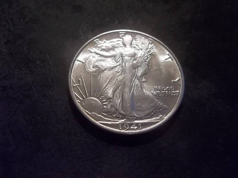 1941 S Walker Half Dollar