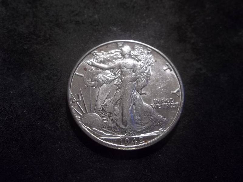 1942 D Walker Half Dollar