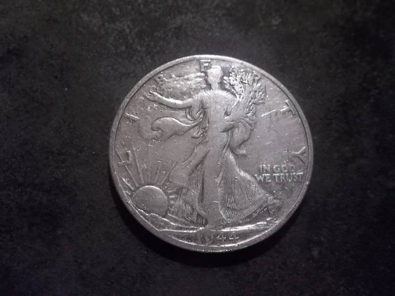 1944 D Walker Half Dollar