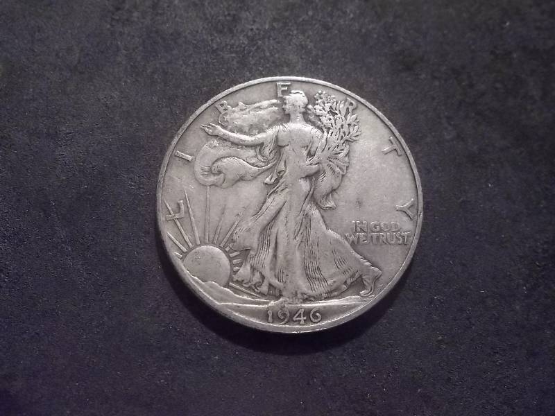 1946 S Walker Half Dollar