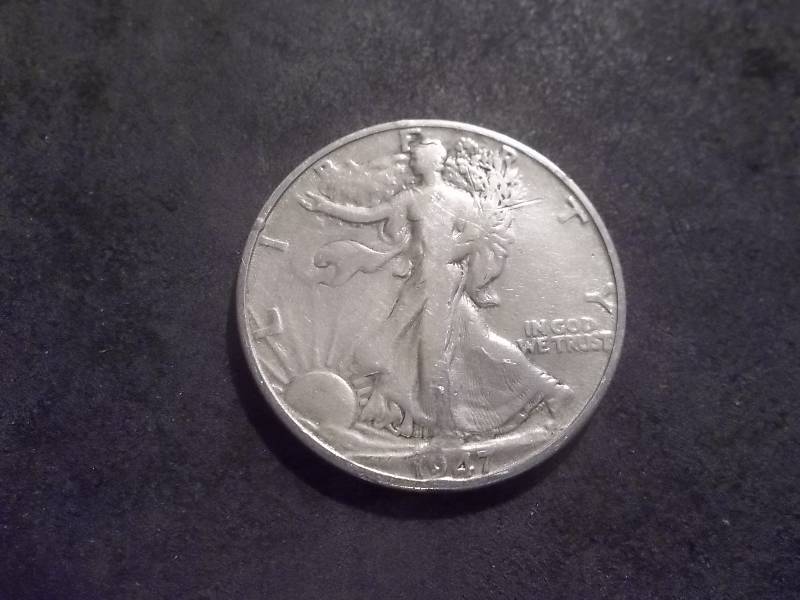 1947 D  Walker Half Dollar