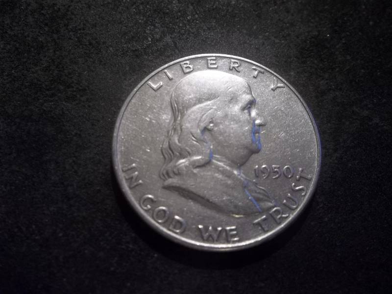 1950 D Franklin Half Dollar