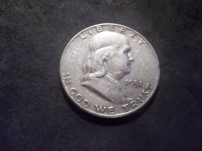 1951 D Franklin Half Dollar