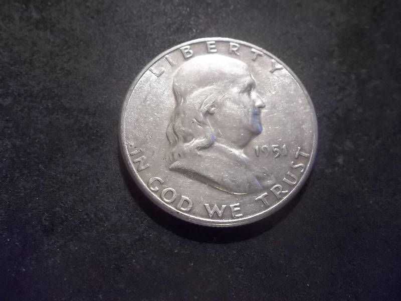 1951 S Franklin Half Dollar