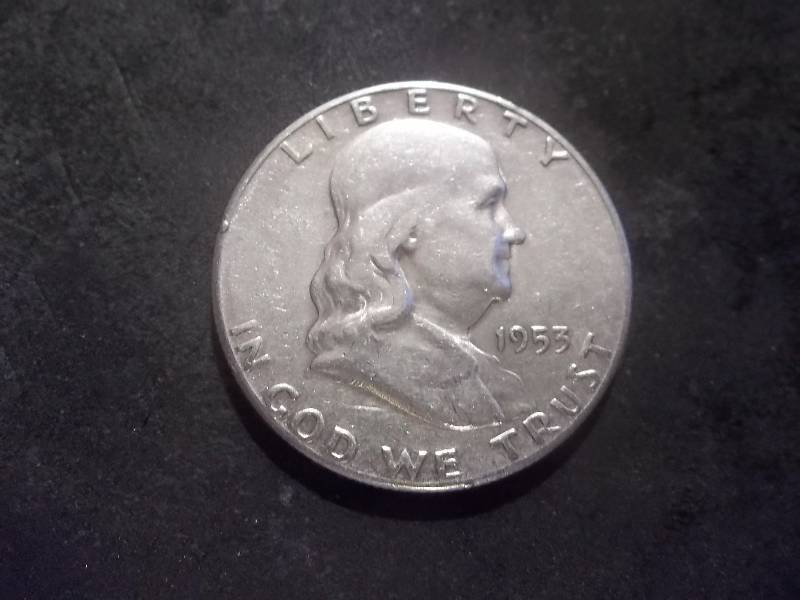 1953 S Franklin Half Dollar