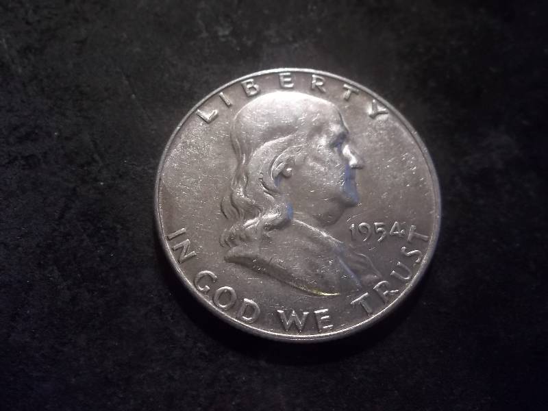 1954 D Franklin Half Dollar