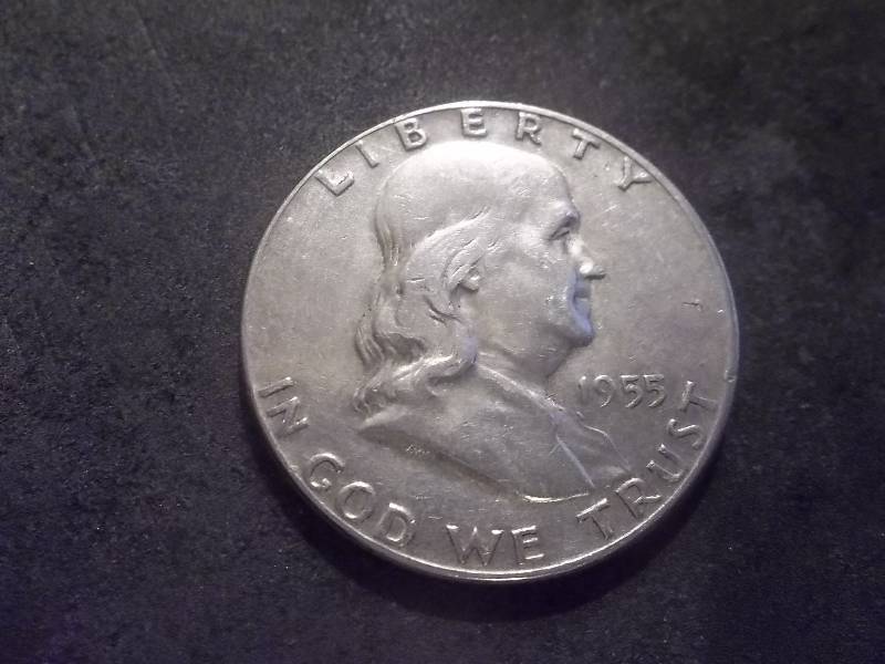 1955 Franklin Half Dollar
