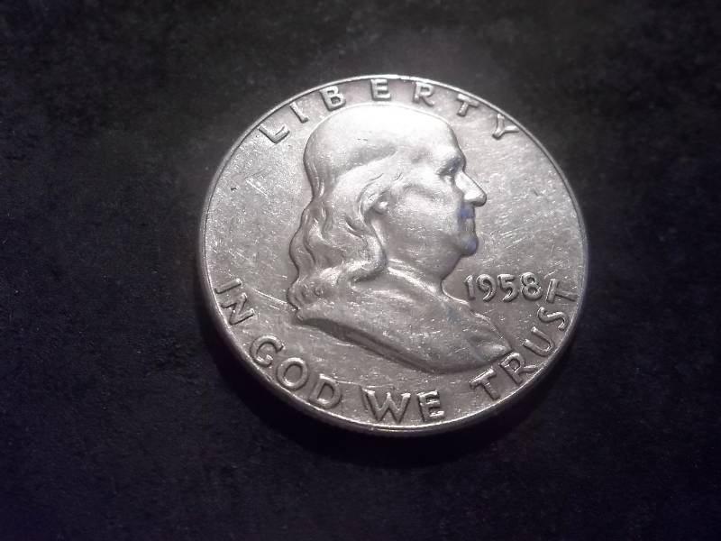 1958   Franklin Half Dollar