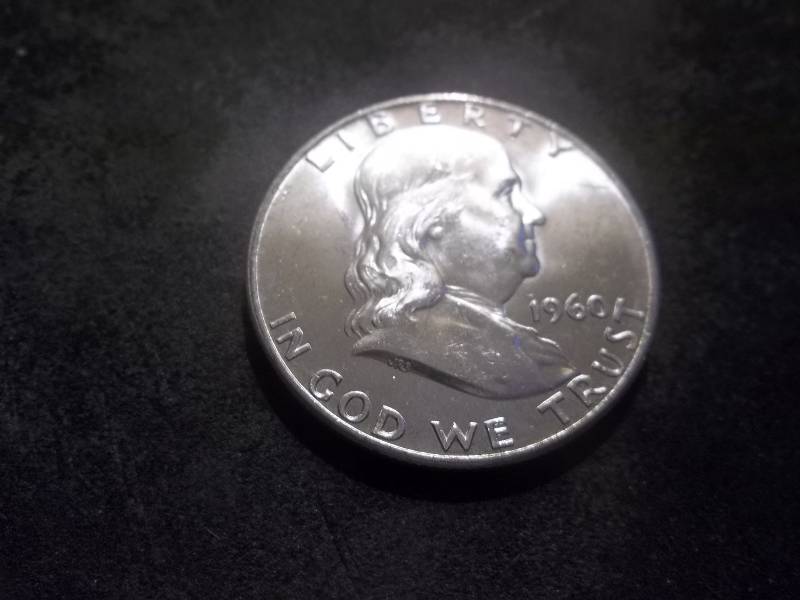 1960 D  Franklin Half Dollar