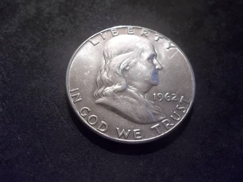1962 D  Franklin Half Dollar