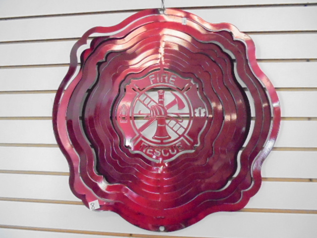 lot 8 image: Fire Rescue Metal Hanging Decoration