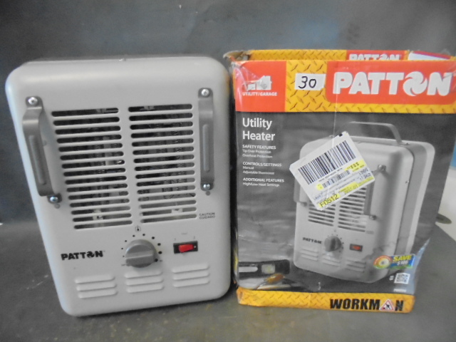 lot 30 image: Electric Utility Heater
