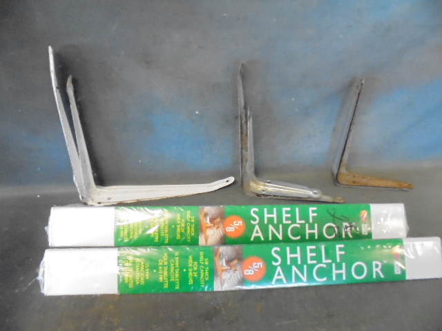 lot 71 image: Shelf Brackets and Anchors