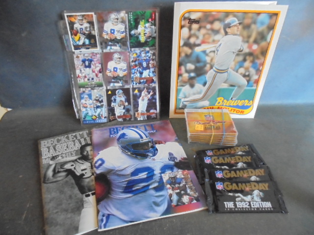 NFL Digital Replay Disks and NFL Game Day Unopened Card Packs