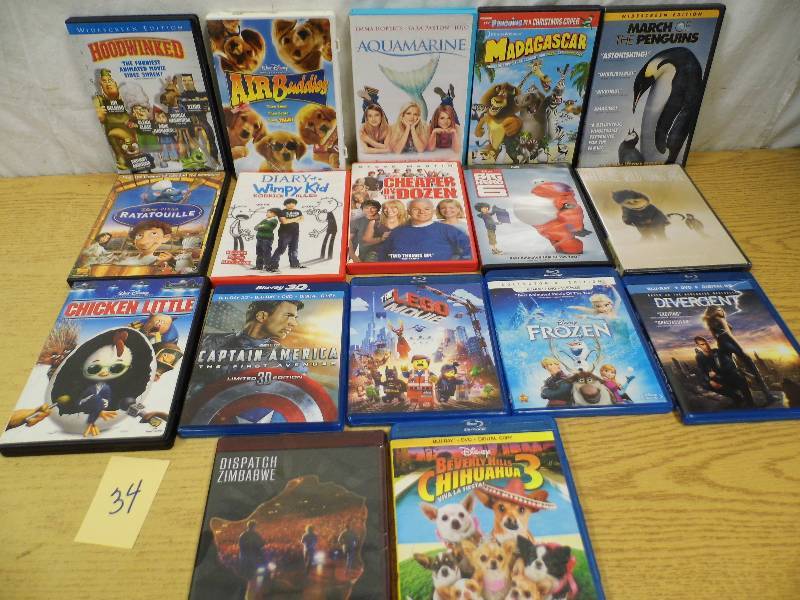 lot 34 image: DVD - Blu Rays