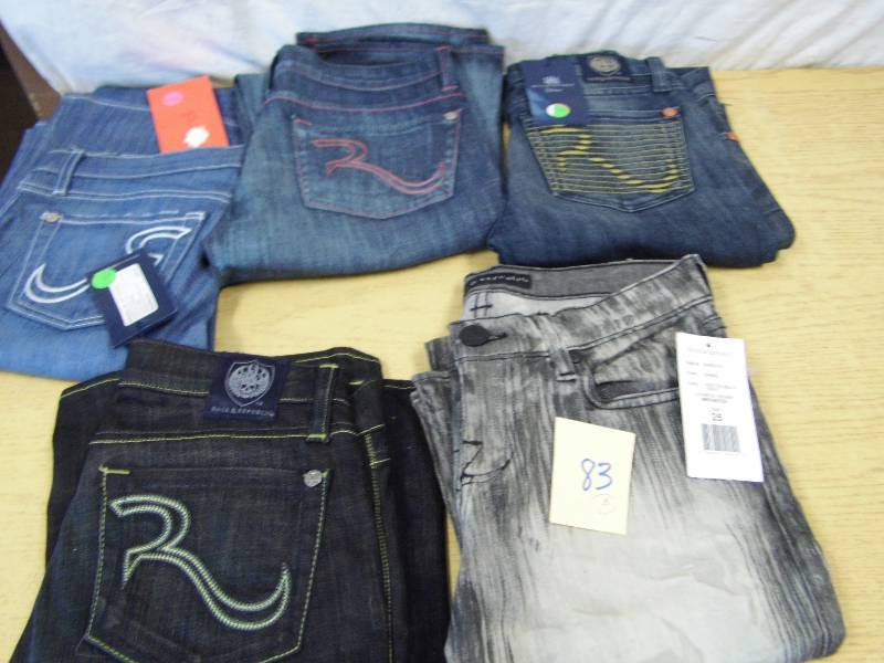 lot 83 image: Lot of 5 Rockin Republic Jeans