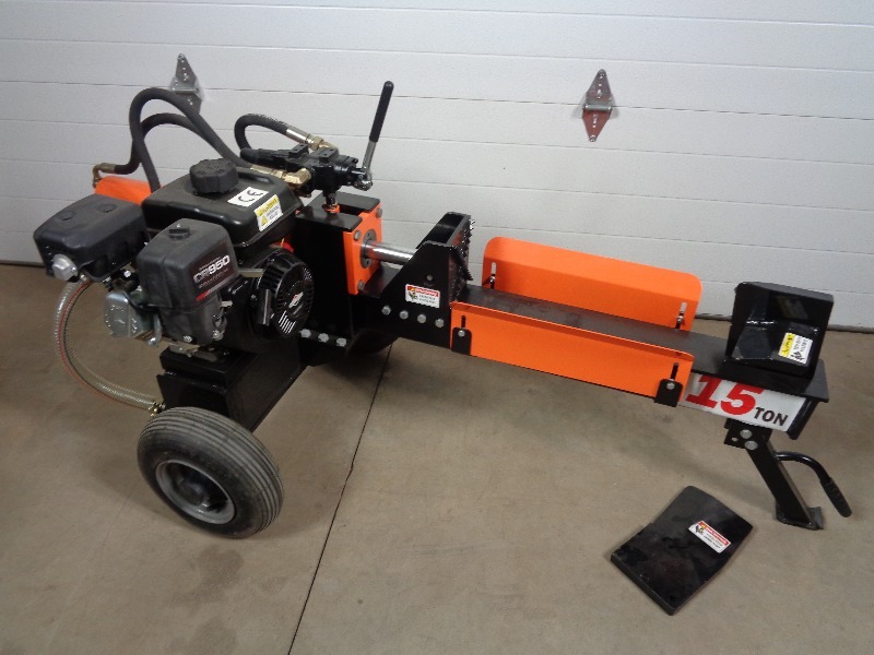 New 15 Ton Gas Powered Log Splitter
