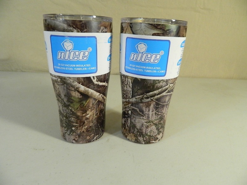 2 New nICE Camo Tumblers