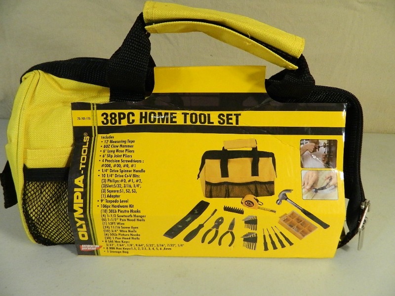 New Olympia 38 Piece Home Tool Set
