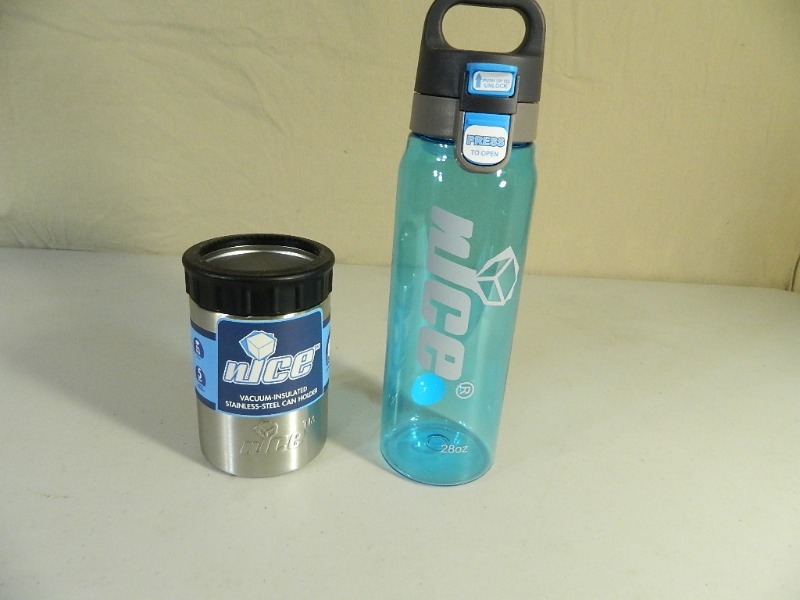 New nICE Can Cooler and New nICE Water Bottle