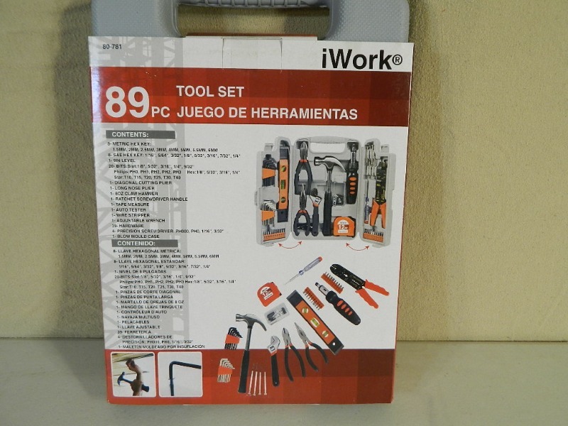 New IWork 89 Pc Tool Set