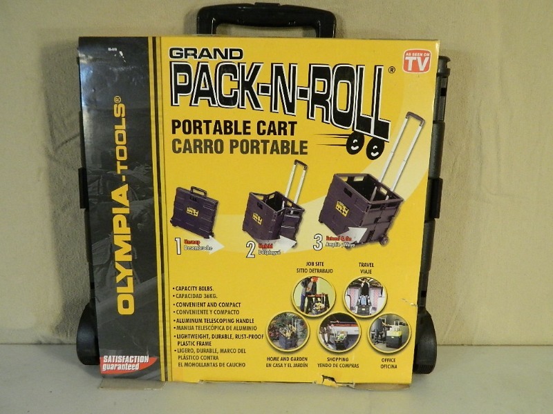 New Olympia Grand Pack-N-Roll Portable Cart